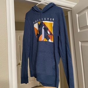 Blue Hollister Mens Hoodie SIZE M